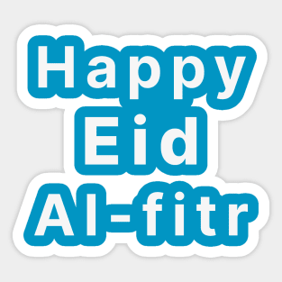 happy eid al-fitr Sticker